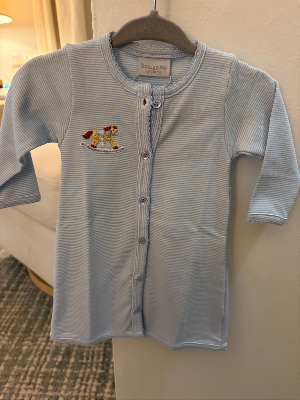 Squiggles Rocking Horse Daygown